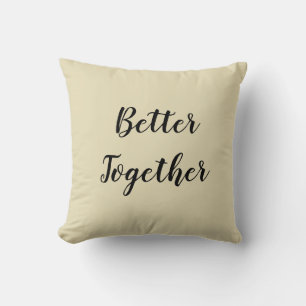 Better Together Anniversary Pillow