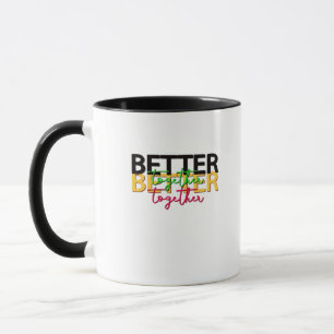 Better Together as a Family Heartfelt Style Mug