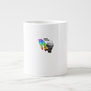 Better Together Black Clean Minimal Design  Large Coffee Mug