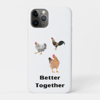 Better Together. chickens, humour, funny Case-Mate iPhone Case