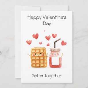 Better Together – Cute & Punny Valentine’s Card