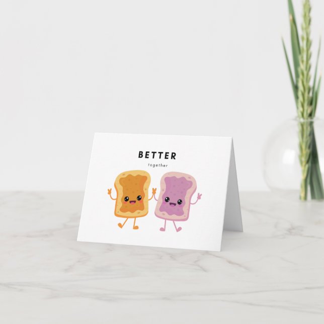 Better Together Folded Greeting Card (Front)