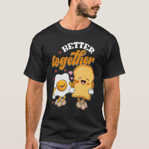 Better Together Foodie  Retro Valentine Matching C T-Shirt