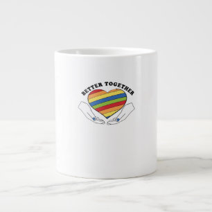 Better Together Graphics Creative Style  Large Coffee Mug