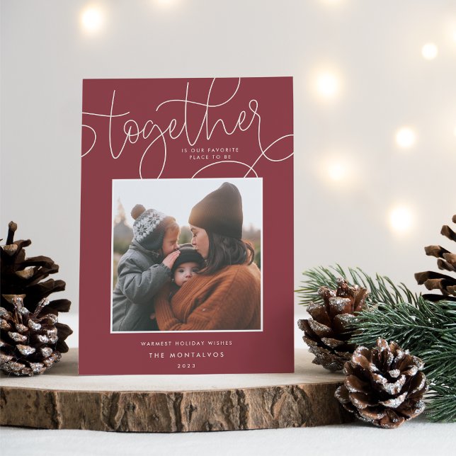 Better Together | Holiday Photo Card (Creator Uploaded)