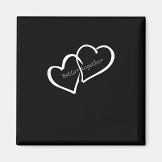 Better Together Long Distance Relationship Modern Magnet