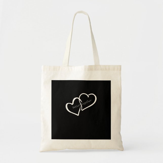 Better Together Long Distance Relationship Modern  Tote Bag (Front)