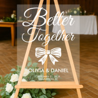 Better Together Modern Wedding Welcome