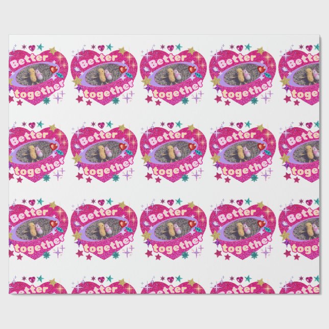 Better Together/ Peanuts&Snowman Wrapping Paper (Flat)