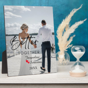 Better Together Personalized Wedding Plaque