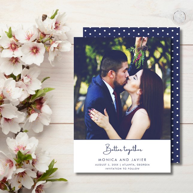 Better Together Photo Wedding Save The Date (Better Together Photo Wedding Save The Date)