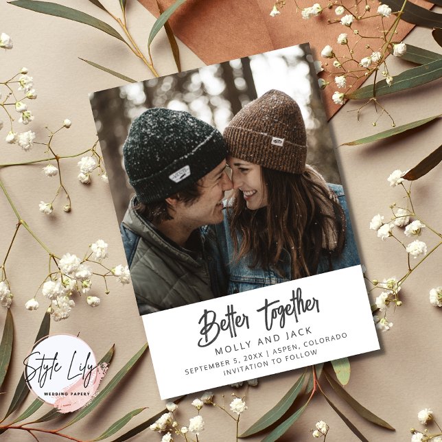 Better Together Photo Wedding Save the Date (Creator Uploaded)