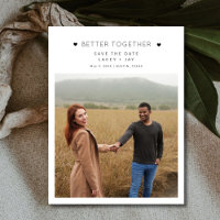 Better Together Photo Wedding Save the Date