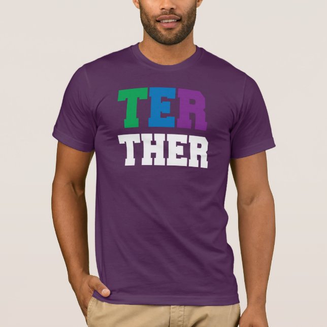 BETTER TOGETHER PRIDE RIGHT - WHITE -.png T-Shirt (Front)