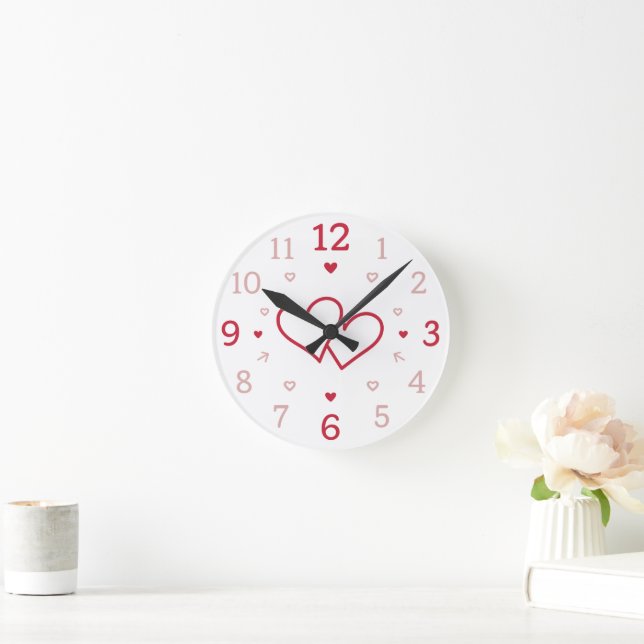 Better Together – Romantic  Round Clock (Home)
