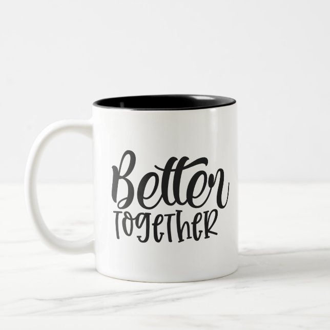 Better Together Two-Tone Coffee Mug (Left)
