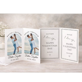 Better Together Valentine's Day Photo Holiday Card