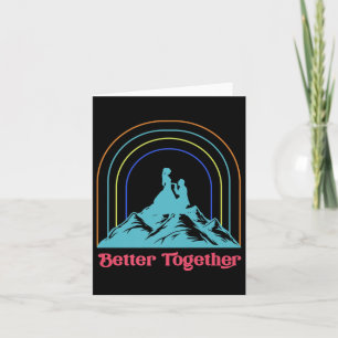 Better Together Wedding Groom Bride Husband Wife M Card