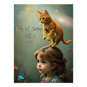 Better with a Cat  Poster