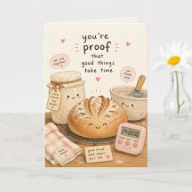 Better With Age Bread Lover Birthday Card