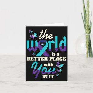 Better With You Suicide Awareness Mental Health  Card