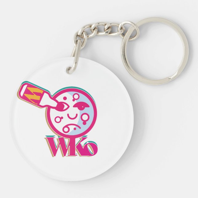 BETTER WITHOUT ALCOHOL BY MASANSER (LUNA) KEY RING (Back)