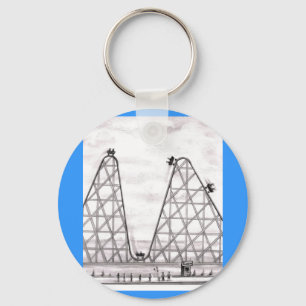 Better Worse Roller Coaster Key Ring