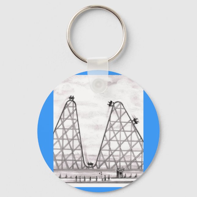 Better Worse Roller Coaster Key Ring (Front)