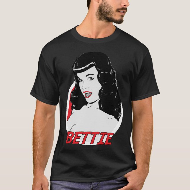 Bettie Page!  Classic T-Shirt (Front)