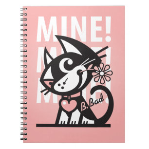 BETTY BAD KITTY SPIRAL NOTEBOOK