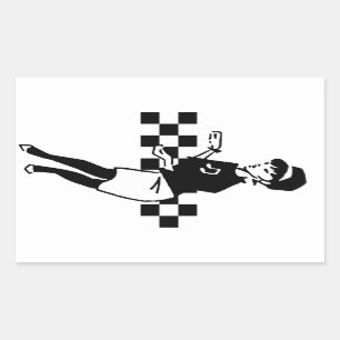 Betty Beat II Rectangular Sticker