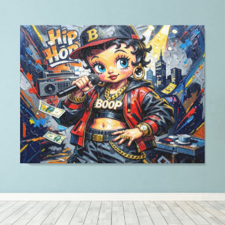 BETTY BOOP-4A CANVAS PRINT