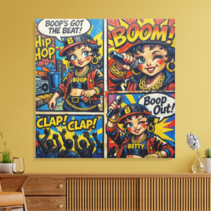 BETTY BOOP-5 CANVAS PRINT