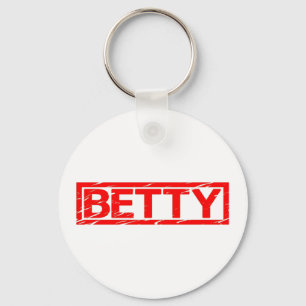Betty Stamp Key Ring