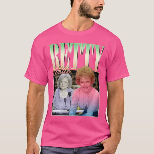 Betty White Bootleg Vintage Tshirt (Front)