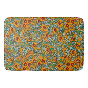 Betty's Yellow Flowers Bath Mat