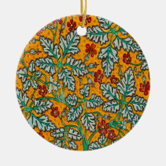 Betty's Yellow Flowers Ceramic Tree Decoration