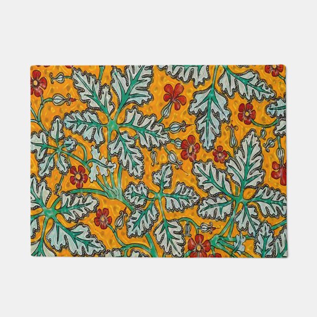 Betty's Yellow Flowers Doormat (Front)