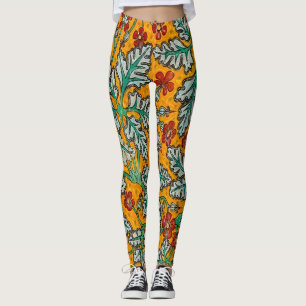 Betty's Yellow Flowers Leggings