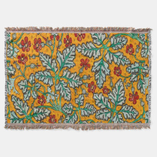 Betty's Yellow Flowers Throw Blanket