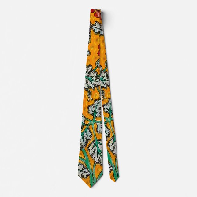 Betty's Yellow Flowers Tie (Front)