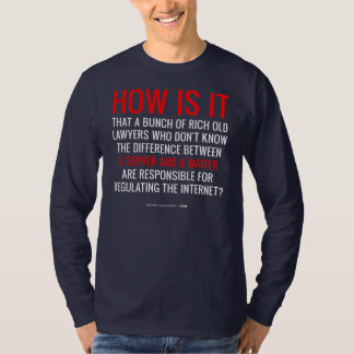 Between a Server and a Waiter T-Shirt