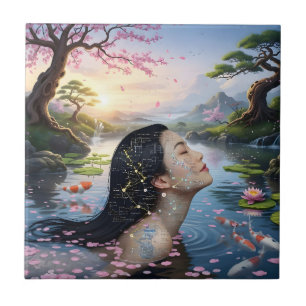 "Between Blossom and Formula"– A Digital Portrait Tile