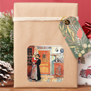 Between Christmas and New Aco, Square Sticker