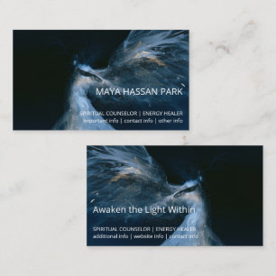 Between Earth and Stars Winged Angel Business Card
