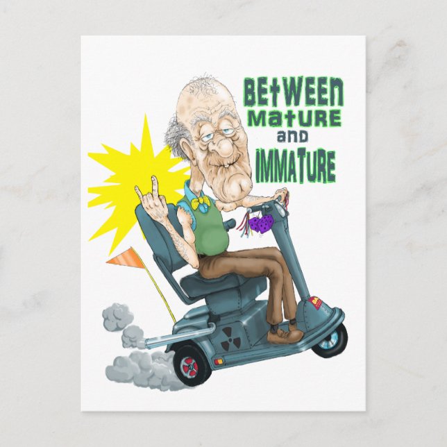 Between Mature and Imature Postcard (Front)