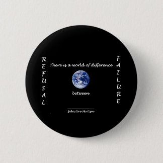 Between Refusal and Failure 6 Cm Round Badge