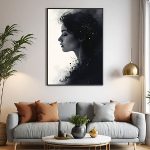 Between Silence and Stars Canvas Print