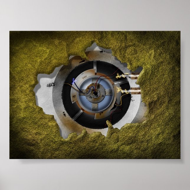 Between Technology and Nature Poster (Front)