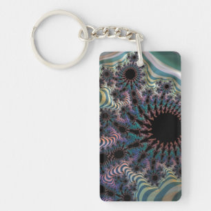 Between the Folds Key Ring